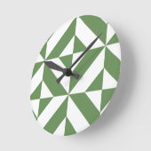 Het donkere Patroon van de Kubus van Deco van het Ronde Klok (Hoek)