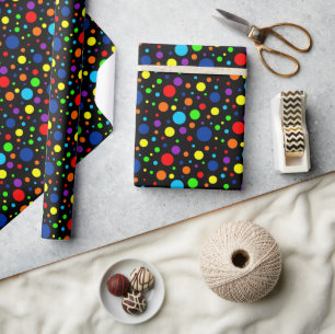 Het donkere Verpakkende Document van de Vlekken Cadeaupapier