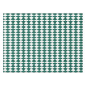 Het donkergroene | Gouden | Witte Patroon van Tafelkleed (Voorkant (Horizontaal))