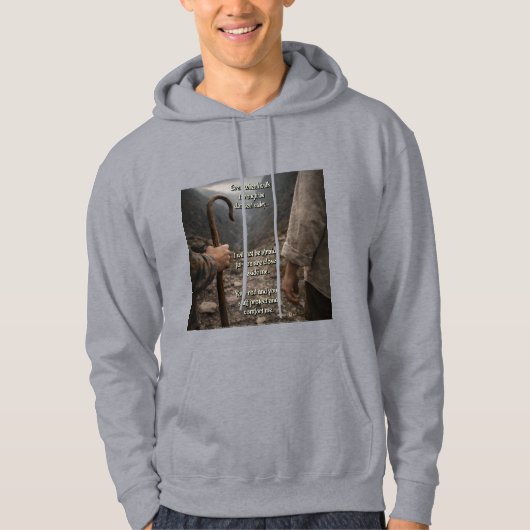 Het donkerste dal hoodie (Voorkant)