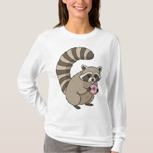 Het Donut Thief Raccoon T-shirt