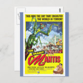 HET DOOD MANTIS poster VAN DE film Briefkaart (Voorkant / Achterkant)