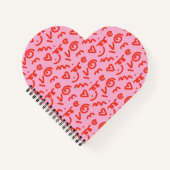 Het Doodle Heart Spiral Notitieboek (Voorkant)