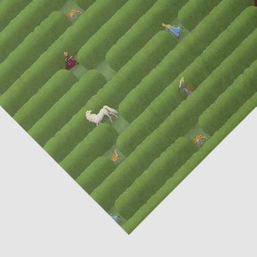 Het doolhof sprookje tissuepapier (Detail)