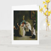 Het doopsel kaart (Gele Bloem)