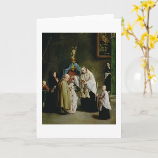 Het doopsel kaart (Gele Bloem)