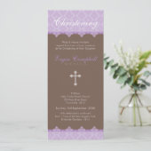 HET DOOPSEL NODIGT: UIT: oh zo mooie 7P Kaart (Staand voorkant)