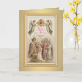 Het Doopsel w/Jesus, John van de jeugd Kaart (Gele Bloem)