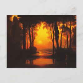 Het door Francis Danby gechanteerde kasteel Briefkaart