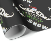 Het doorboren van de sneeuw cadeaupapier (Rol Hoek)