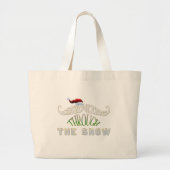 Het doorboren van de sneeuw grote tote bag (Voorkant)