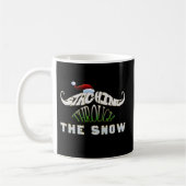 Het doorboren van de sneeuw koffiemok (Links)