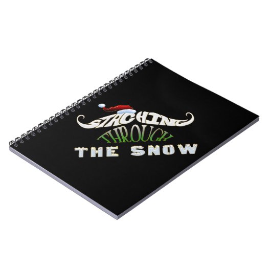 Het doorboren van de sneeuw notitieboek (Linkerzijde)