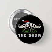 Het doorboren van de sneeuw ronde button 5,7 cm (Voorkant /achterkant)