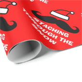 Het doorboren van het sneeuwkerstpapier cadeaupapier (Rol Hoek)