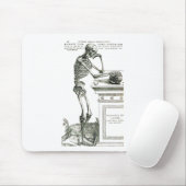 Het doordacht skelet muismat (Met muis)