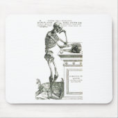 Het doordacht skelet muismat (Voorkant)