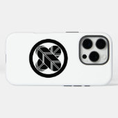 Het doorsnijden van hawkveren in de cirkel Case-Mate iPhone case (Achterkant (horizontaal))