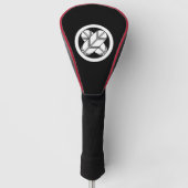 Het doorsnijden van hawkveren in de cirkel golfheadcover (Voorkant)