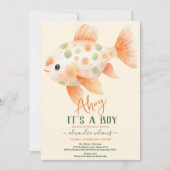 Het doorsturen van Waterverf onder het Baby shower Kaart (Voorkant)