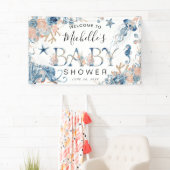 Het doorsturen van Waterverf onder het Baby shower Spandoek (Insitu)