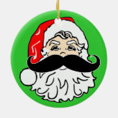 Het doorzoeken van de sneeuwpoppenversiering keramisch ornament (Achterkant)