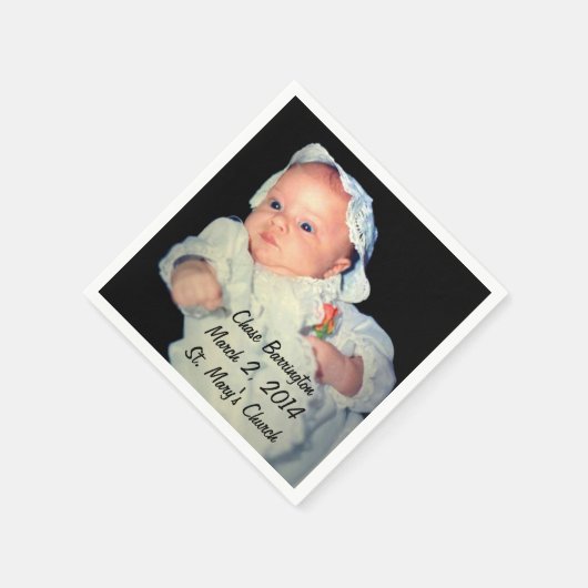 Het dopen van de Speciale Foto van het Baby Servet (Hoek)