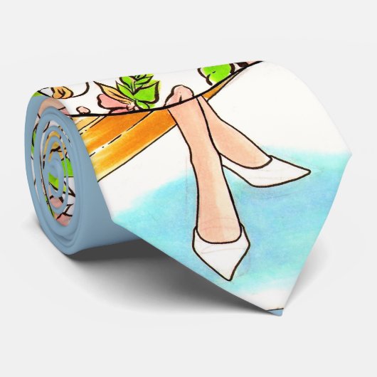 Het Doris Beste Stropdas van de Kunst. (Opgerold)