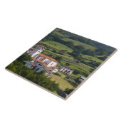 Het dorp Amaiur in de Baztan-vallei van Tegeltje (Zijkant)