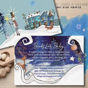 Het Dorp Baby Shower Boeken voor Baby Kaart