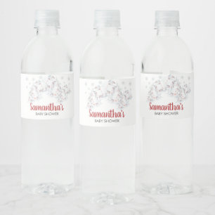 Het Dorp Baby Shower Waterfles Etiket