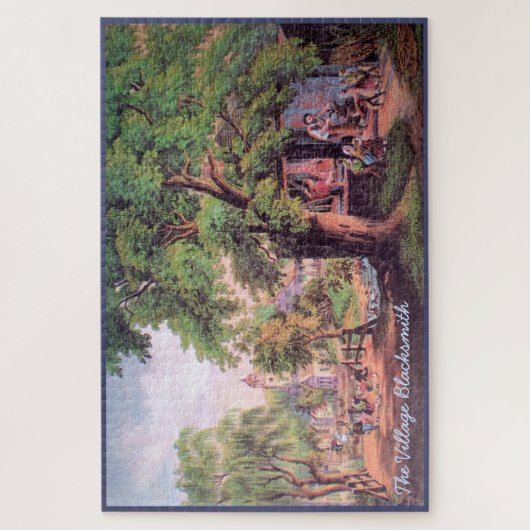 Het dorp Blacksmith Large Puzzle Legpuzzel (Verticaal)