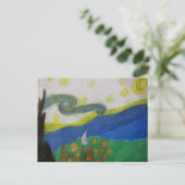 Het dorp briefkaart (Staand voorkant)