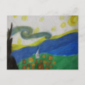 Het dorp briefkaart (Voorkant)
