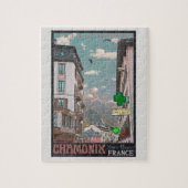 Het dorp Chamonix - BonW Legpuzzel (Verticaal)