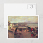 Het dorp Connemara - De weg naar de haven, 1898 Briefkaart (Voorkant / Achterkant)