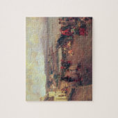 Het dorp Connemara - De weg naar de haven, 1898 Legpuzzel (Verticaal)