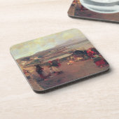 Het dorp Connemara - De weg naar de haven, 1898 Onderzetter (Linkerzijde)