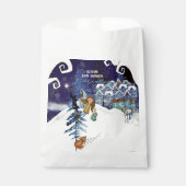 Het Dorp Doet Ertoe – Wintermagie Ijsblauw Bedankzakje (Voorkant)