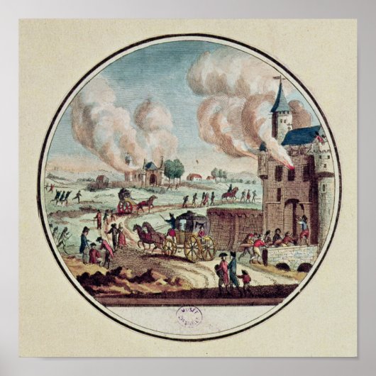 Het dorp en de vernietiging van de katholieken poster (Voorkant)