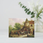 Het dorp Fete Briefkaart (Staand voorkant)