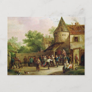 Het dorp Fete Briefkaart