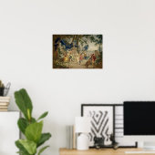 Het dorp Fete na D.Teniers Poster (Thuiskantoor)