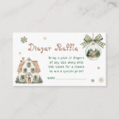 Het Dorp Heeft Een Baby Shower Luiers Raffle Informatiekaartje (Voorkant)