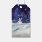 Het Dorp Helpt: Ijsblauw Wintermagie Cadeautag Cadeaulabel (Achterkant)
