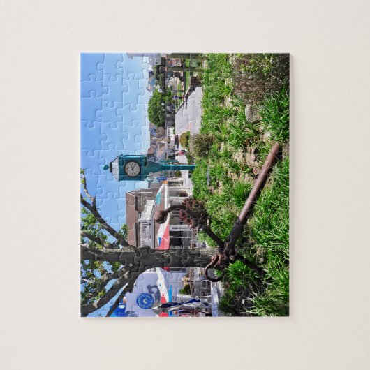 Het dorp Inlet bij Montauk Point Legpuzzel (Verticaal)