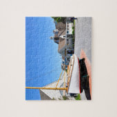 Het dorp Inlet bij Montauk Point Legpuzzel (Verticaal)