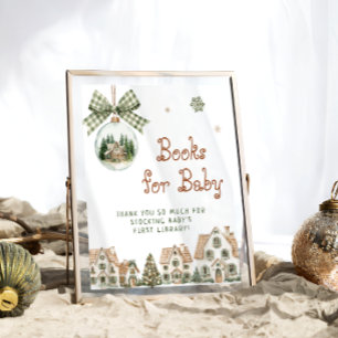 Het Dorp Kerstboeken voor Baby Poster