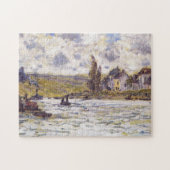 Het dorp Lavacourt Monet Fine Art Legpuzzel (Horizontaal)