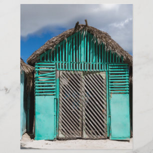 Het dorp Mano Juan in Saona Domenican